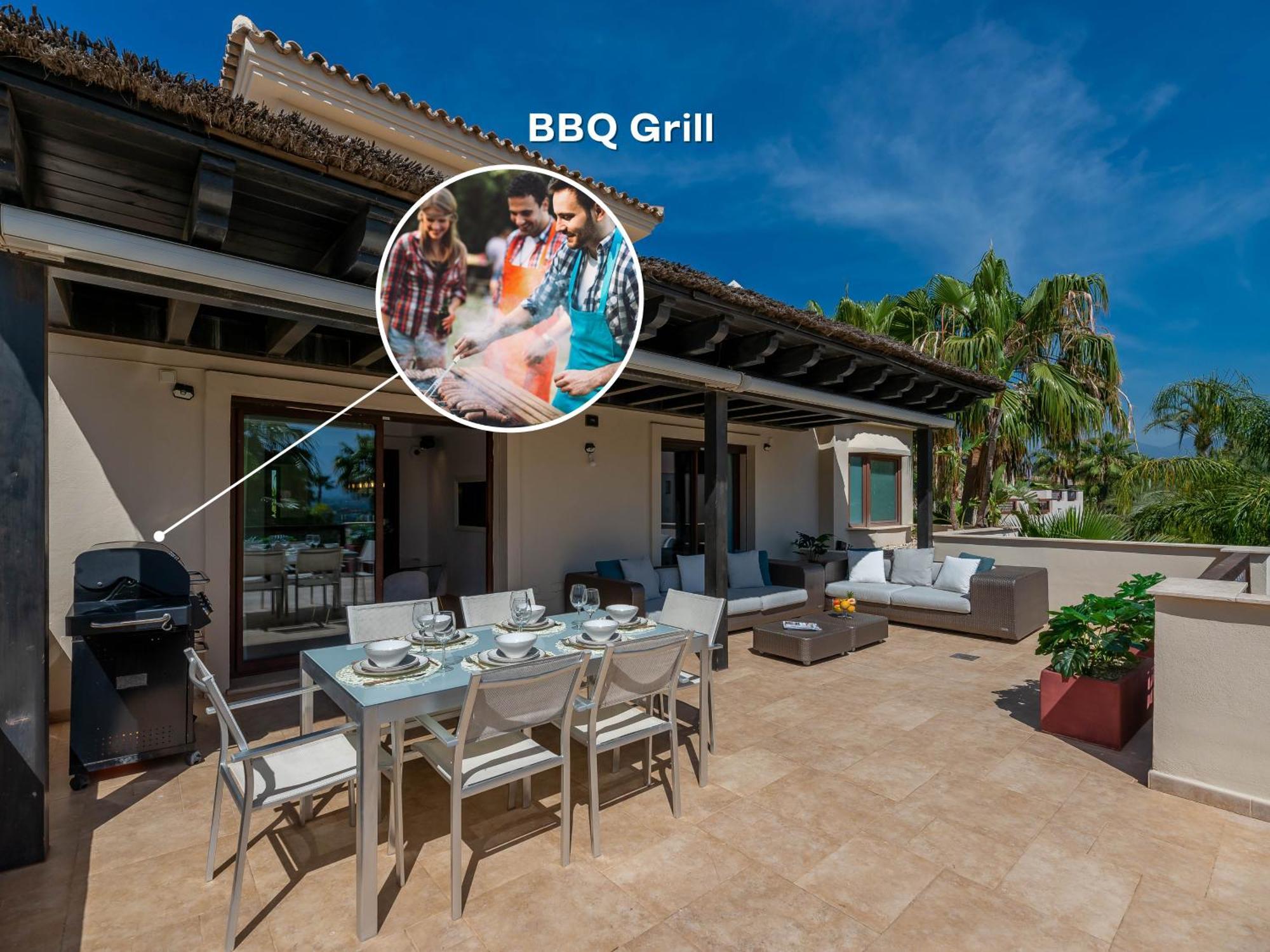 Vacation I Private Heated Swimming Pool, Walking Distance To Puerto Banus, Security 24-7, Bbq, Wifi