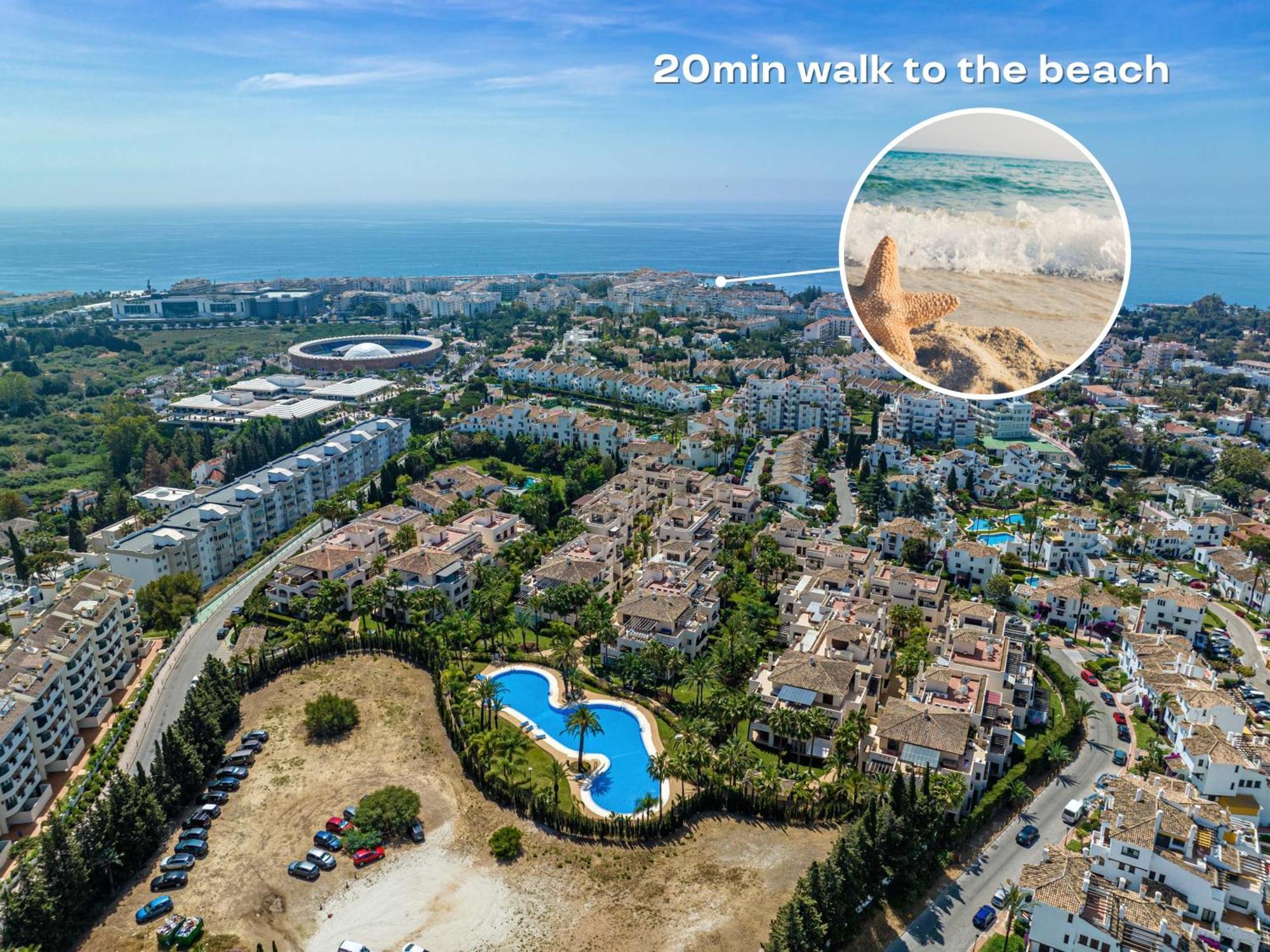 Vacation I Private Heated Swimming Pool, Walking Distance To Puerto Banus, Security 24-7, Bbq, Wifi Appartement