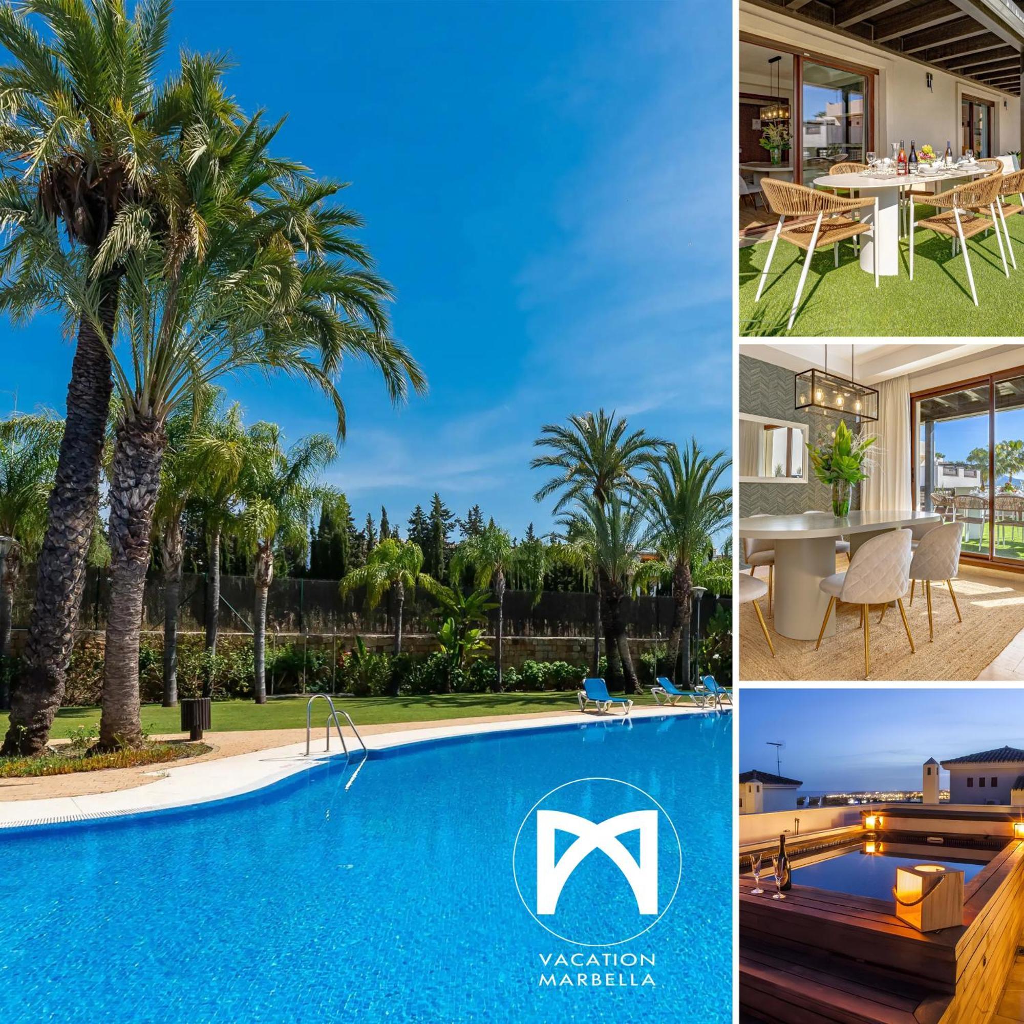 Vacation I Private Heated Swimming Pool, Walking Distance To Puerto Banus, Security 24-7, Bbq, Wifi * Marbella